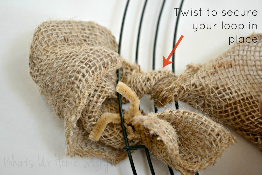 DIY Burlap Wreath