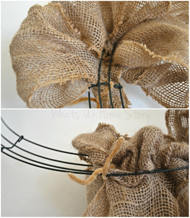 DIY Burlap Wreath