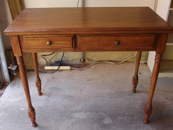 small desk, console table