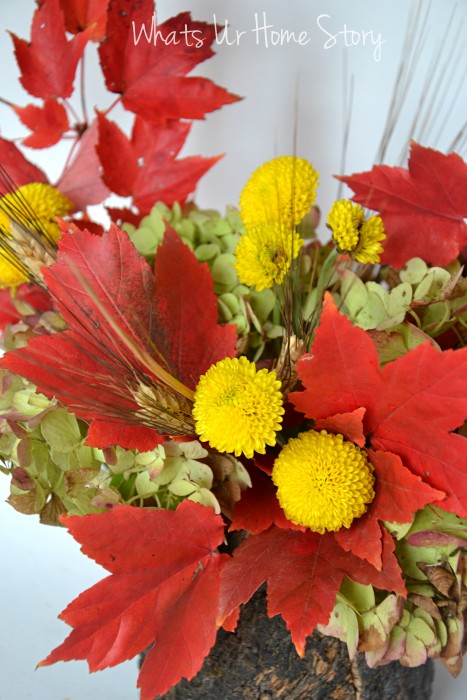 Whats Ur Home Story: Fall centerpiece, simple Thanksgiving table decor
