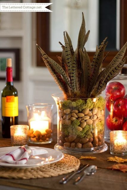 Simple Thanksgiving Table Decorations