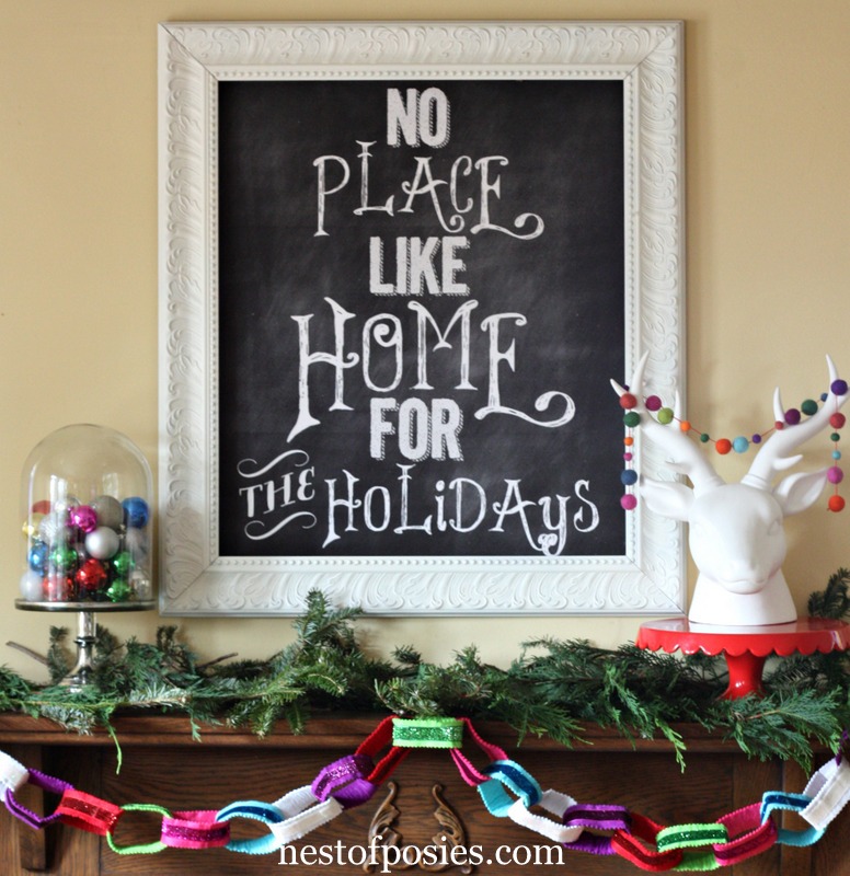 Easy Christmas Mantels