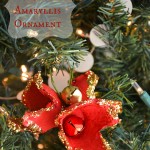 Egg Carton Holiday Amaryllis Ornament