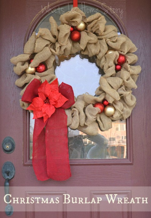 Christmas Burlap Wreath