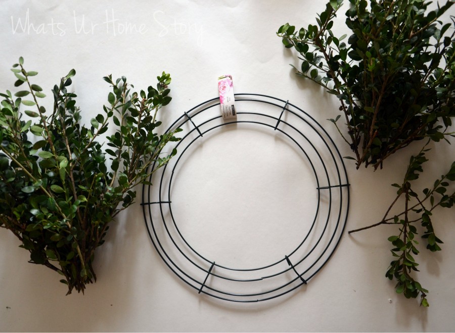 DIY Boxwood Wreath