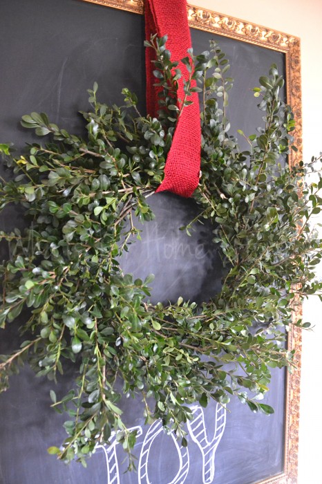 DIY Boxwood Wreath