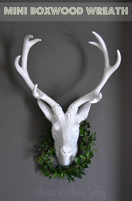 Whats Ur Home Story: Mini Boxwood Wreath