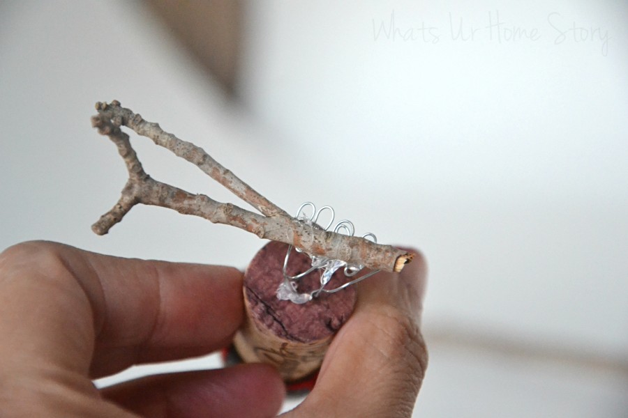 Bird Wine Cork Ornaments