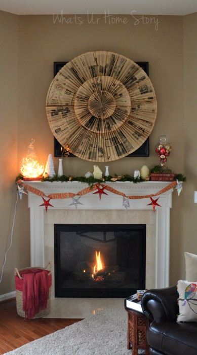 My Rustic Christmas Mantel