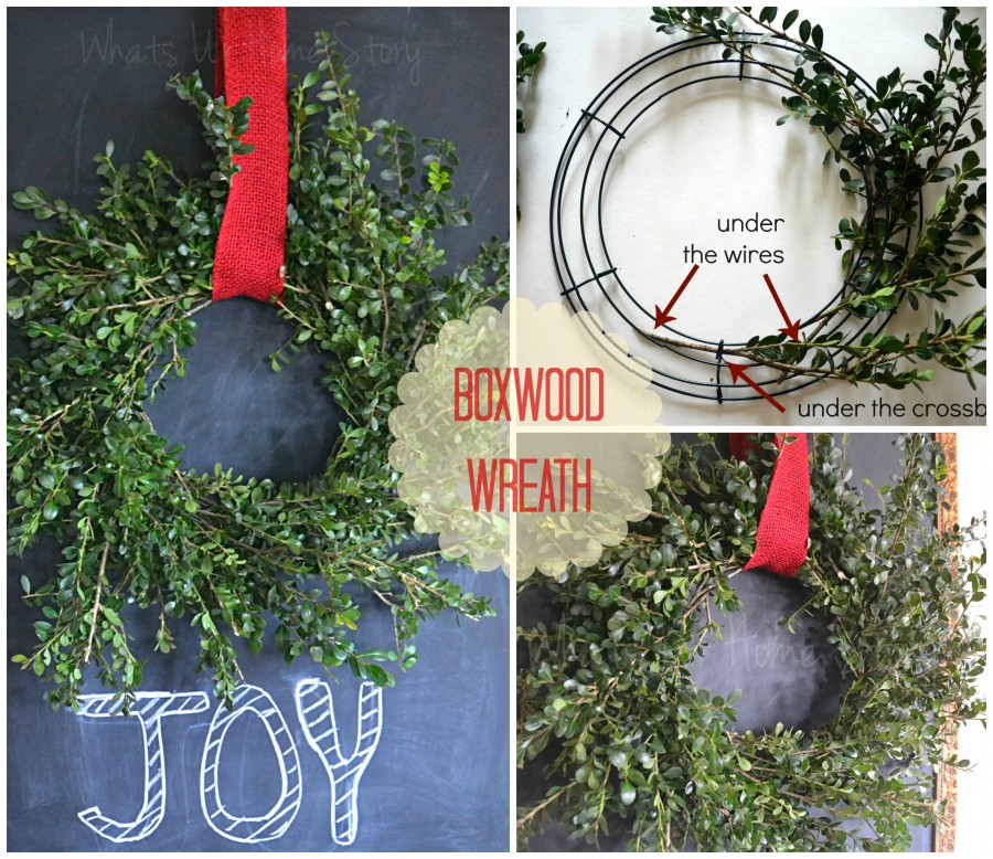Whats Ur Home Story: boxwood wreath diy, how to make a boxwood wreath