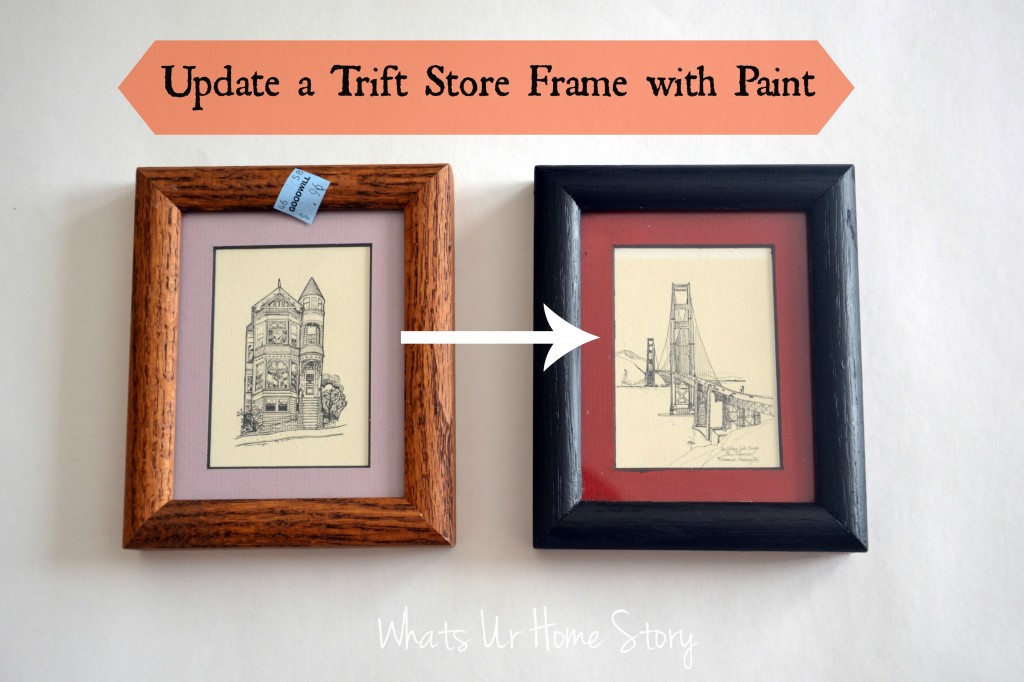 How to Reframe Art Using Thrift Store & Markdown Frames – Joy's Life