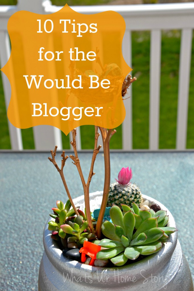 10 Tips for the Would be Blogger