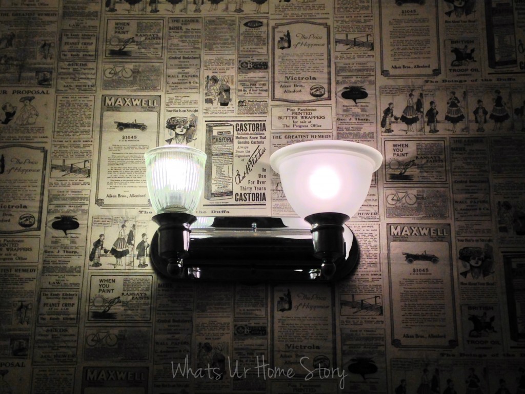 Bathroom Lights.....Up or Down?