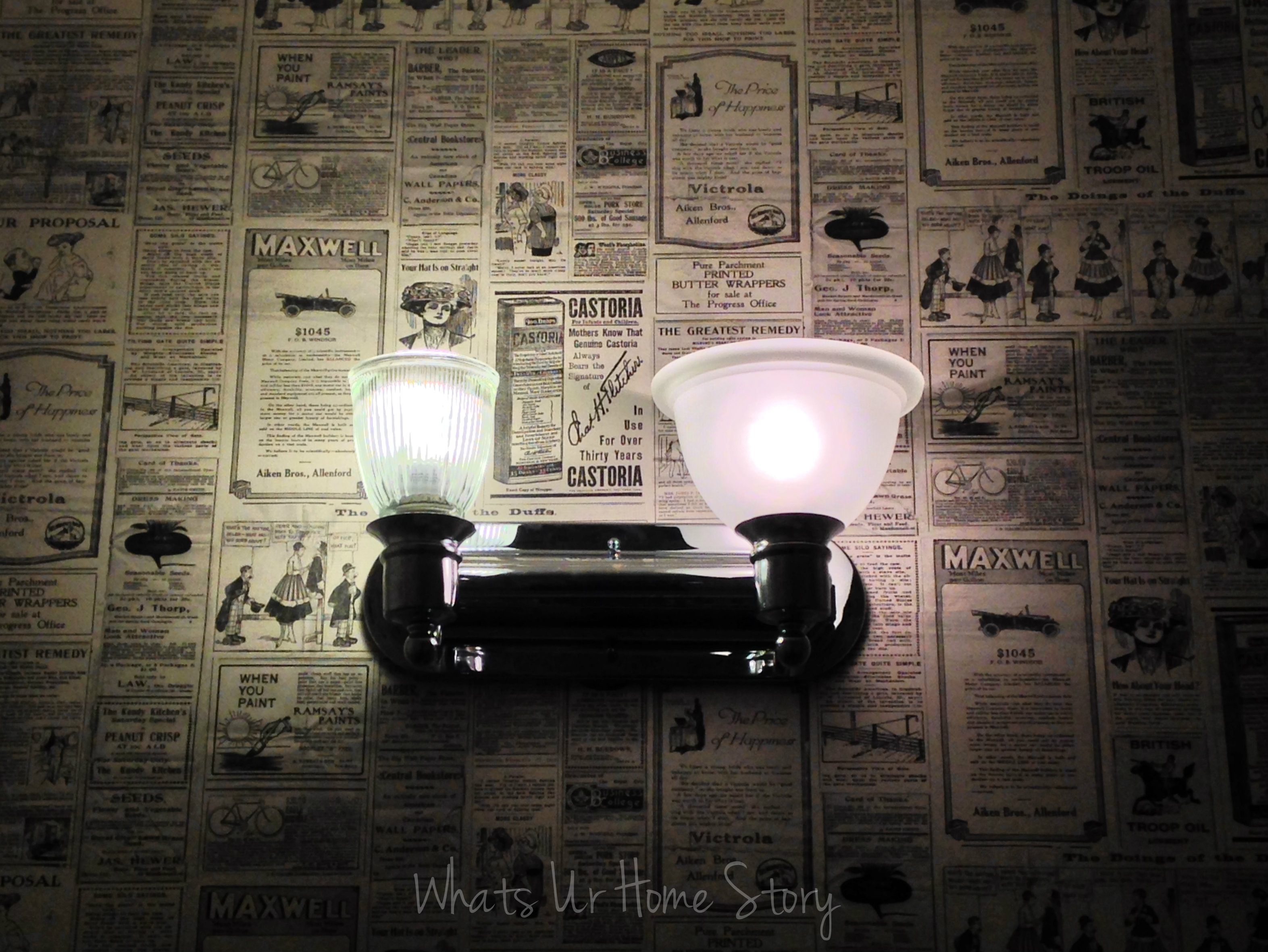 menneskemængde værdig bund Bathroom Lights.....Up or Down? | Whats Ur Home Story