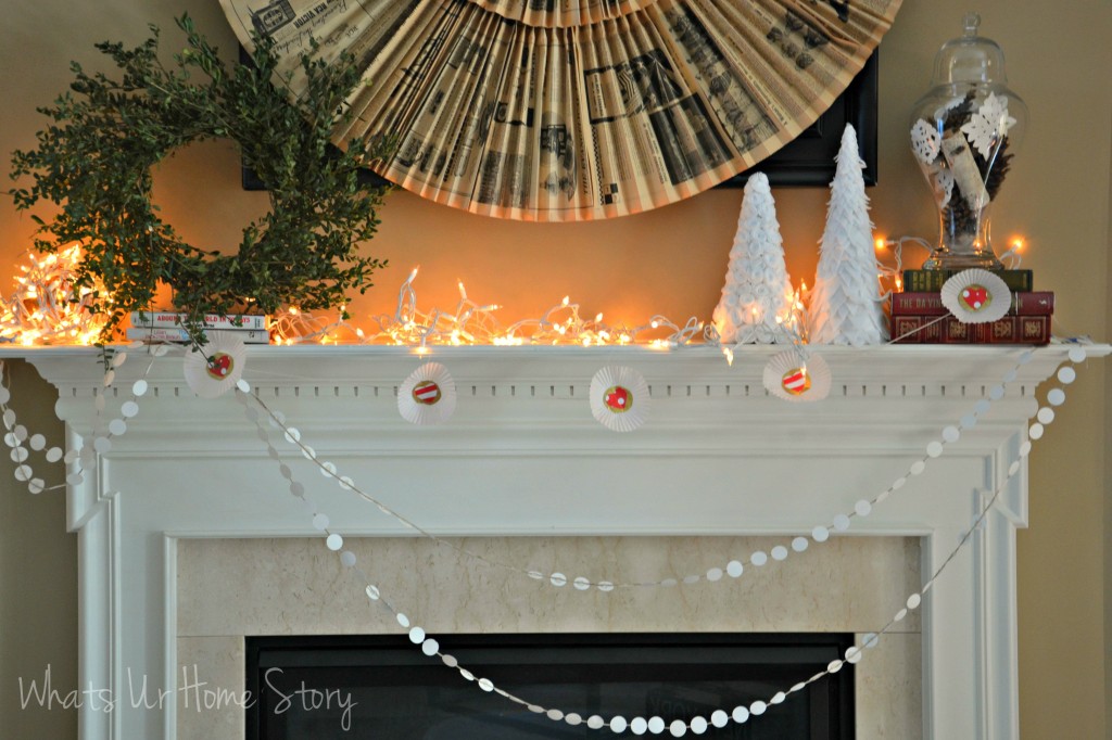 Cupcake Liner Valentine Garland