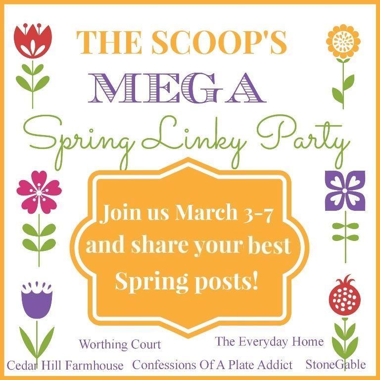 Spring Burlap Wreath & A Mega Linky Party