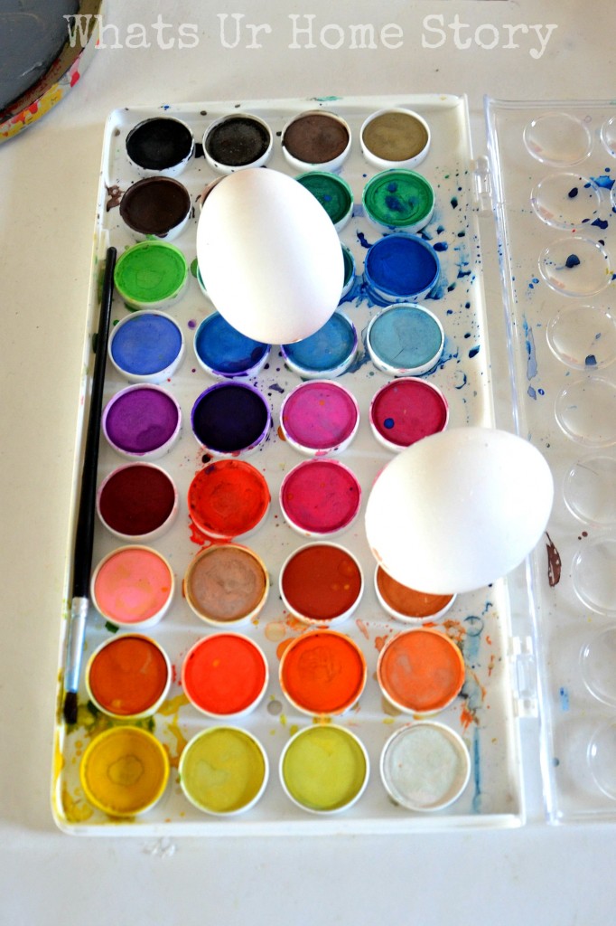 Perfect Kids Easter Craft   Watercolor Eggs