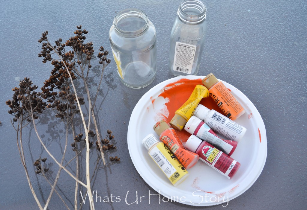 Painted Dried Flowers