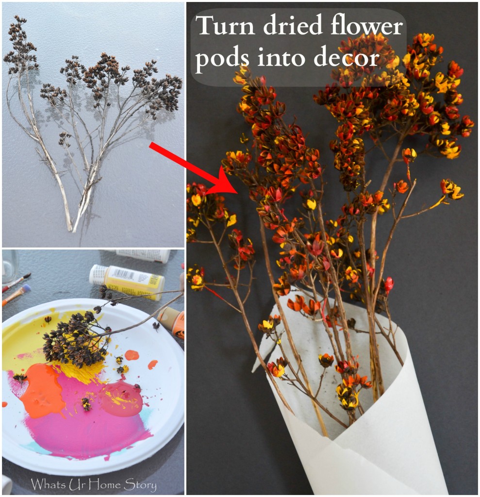 Painted Dried Flowers
