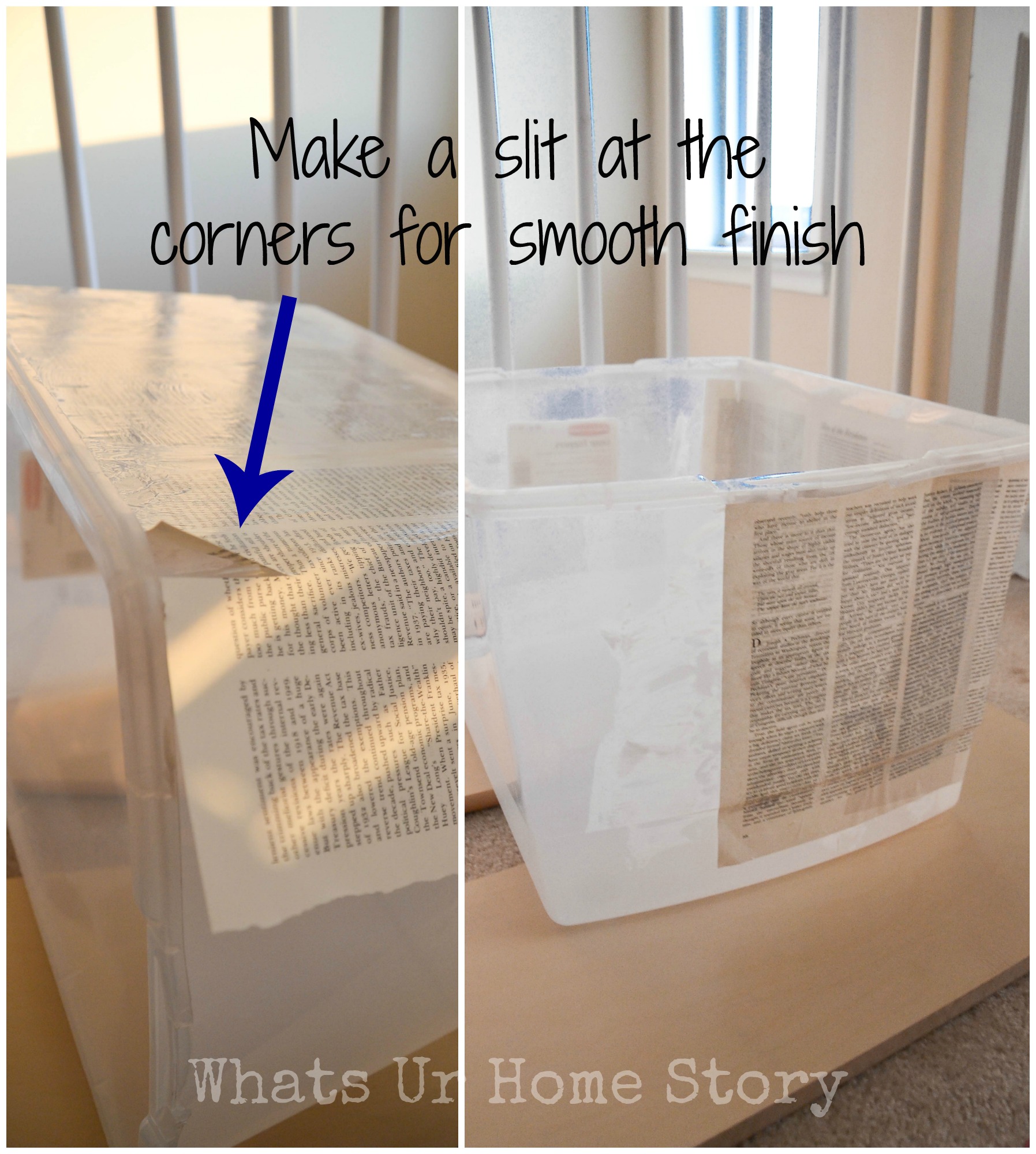 Decorating Plastic Storage Bins, How to Revamp Containers