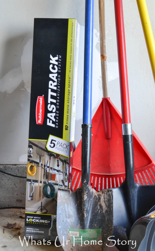 Garage Organization with Rubbermaid FastTrack