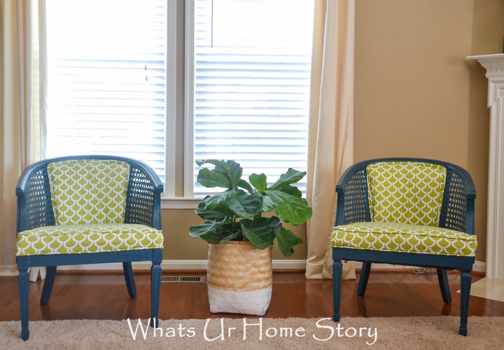 Cane Chair Makeover Reveal