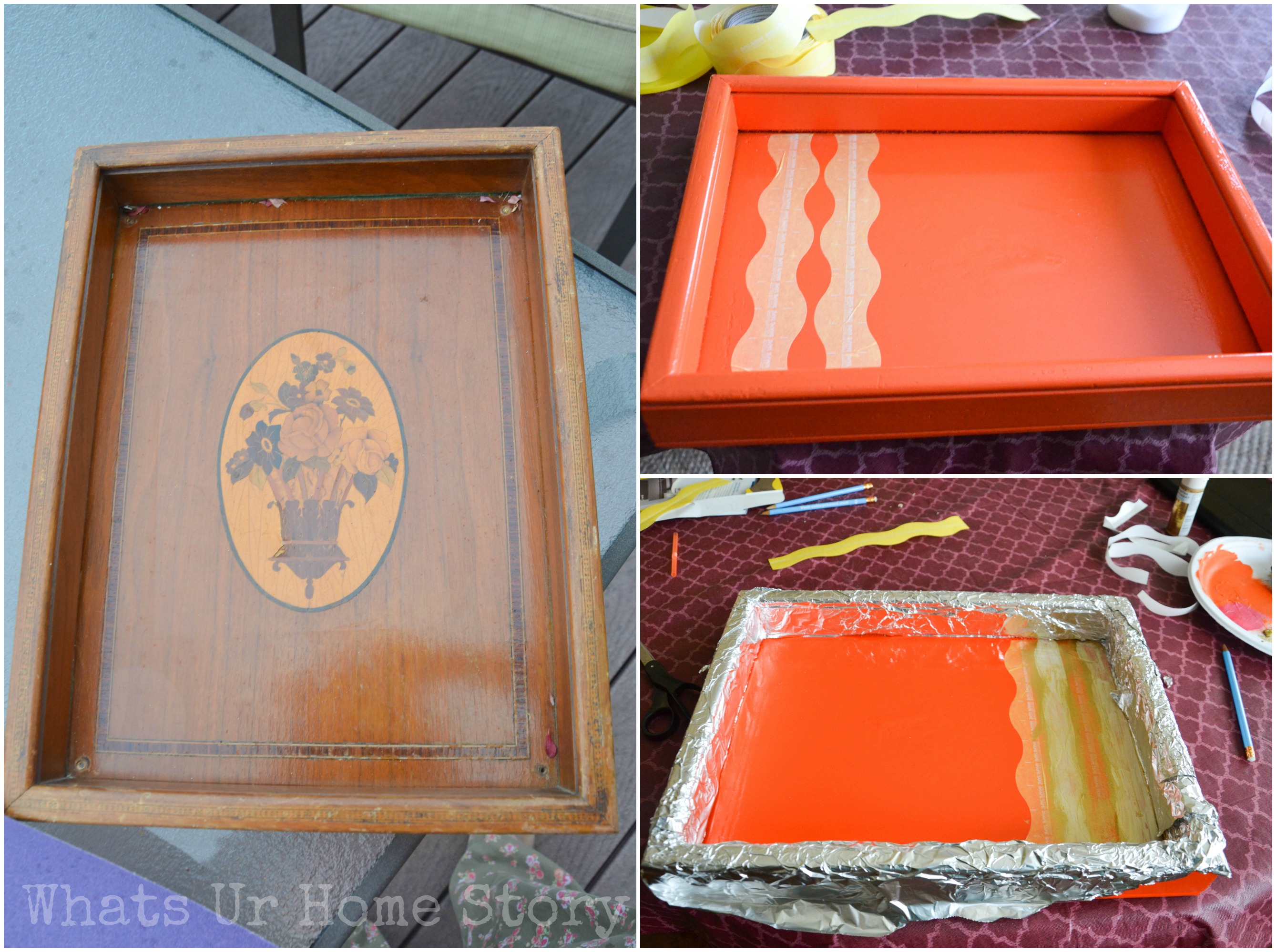 DIY Tray Makeover Using Paint Tutorial