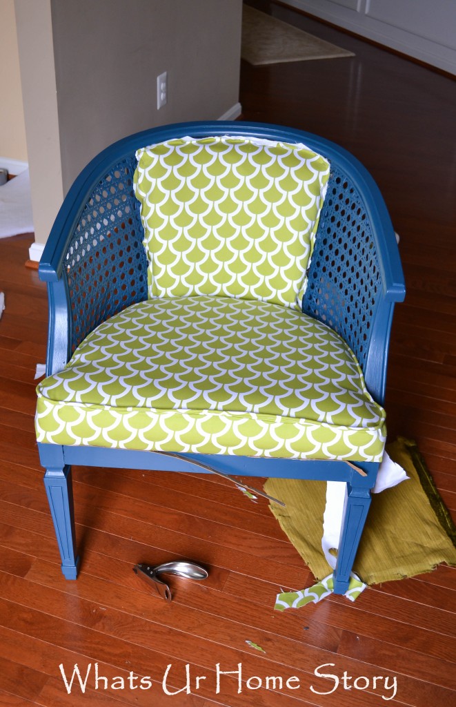 How to Reupholster a Chair Tutorial