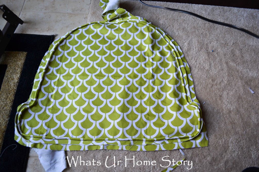 How to Sew a Seat Cushion with Piping