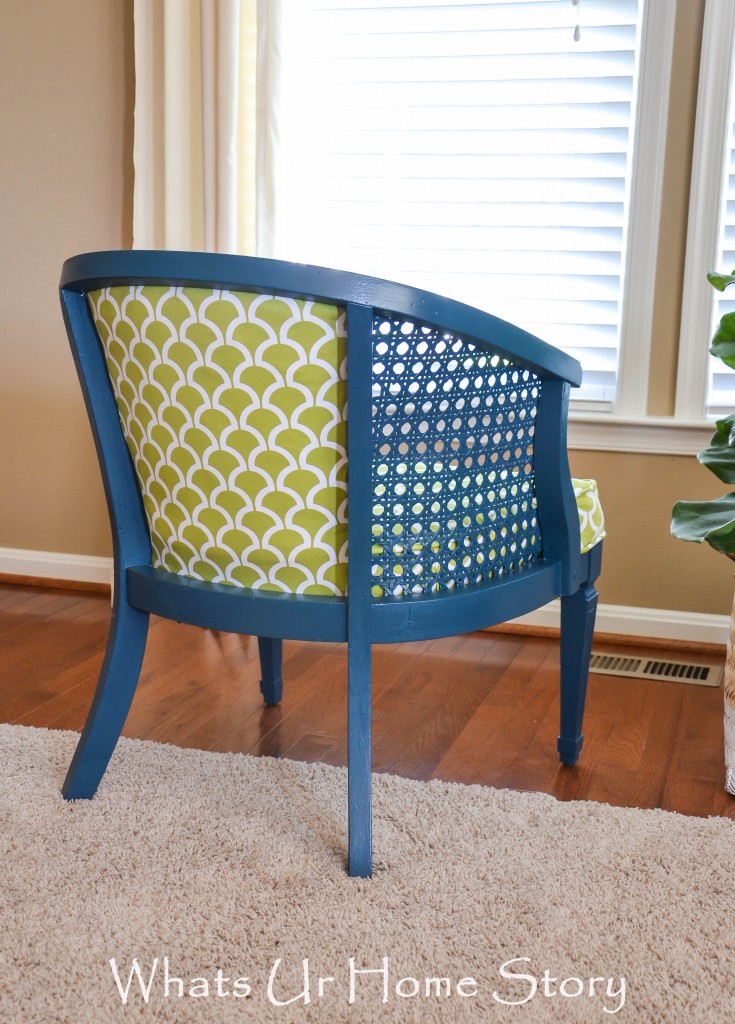 Cane Chair Makeover Reveal