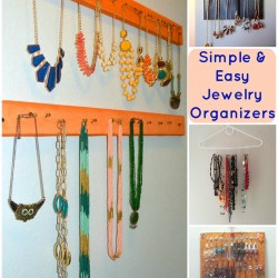 DIY Simple Easy Jewelry Organizers