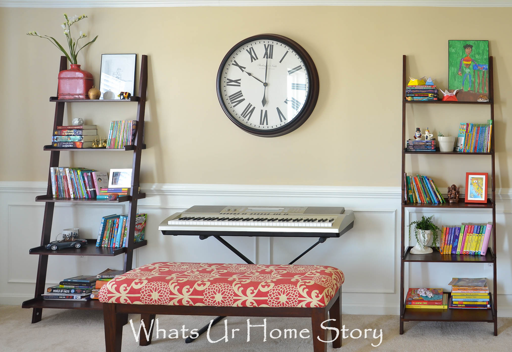 kids reading nook