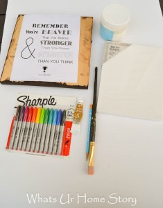 DIY Sharpie Canvas Art | Whats Ur Home Story