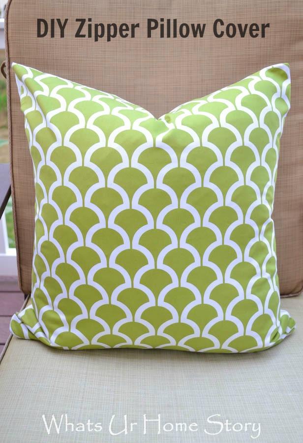 zipper pillow cover