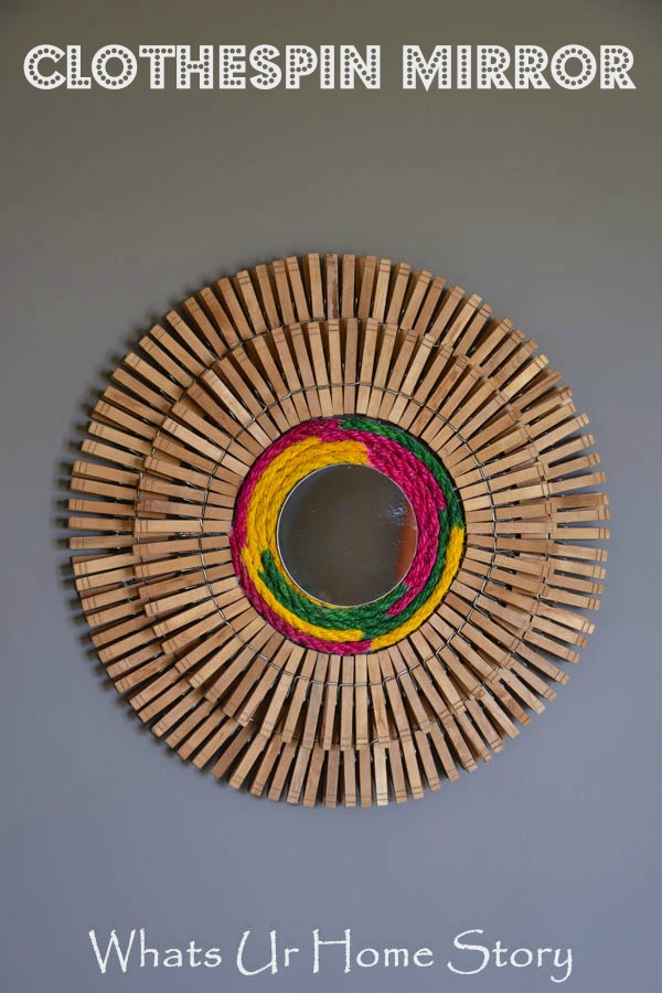 Clothespin Mirror