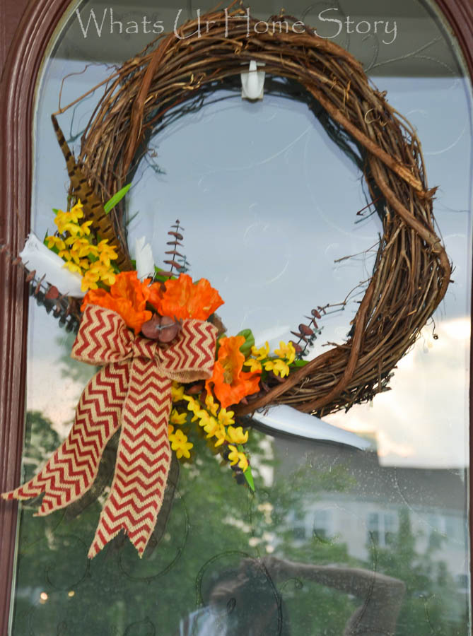 Simple fall wreath