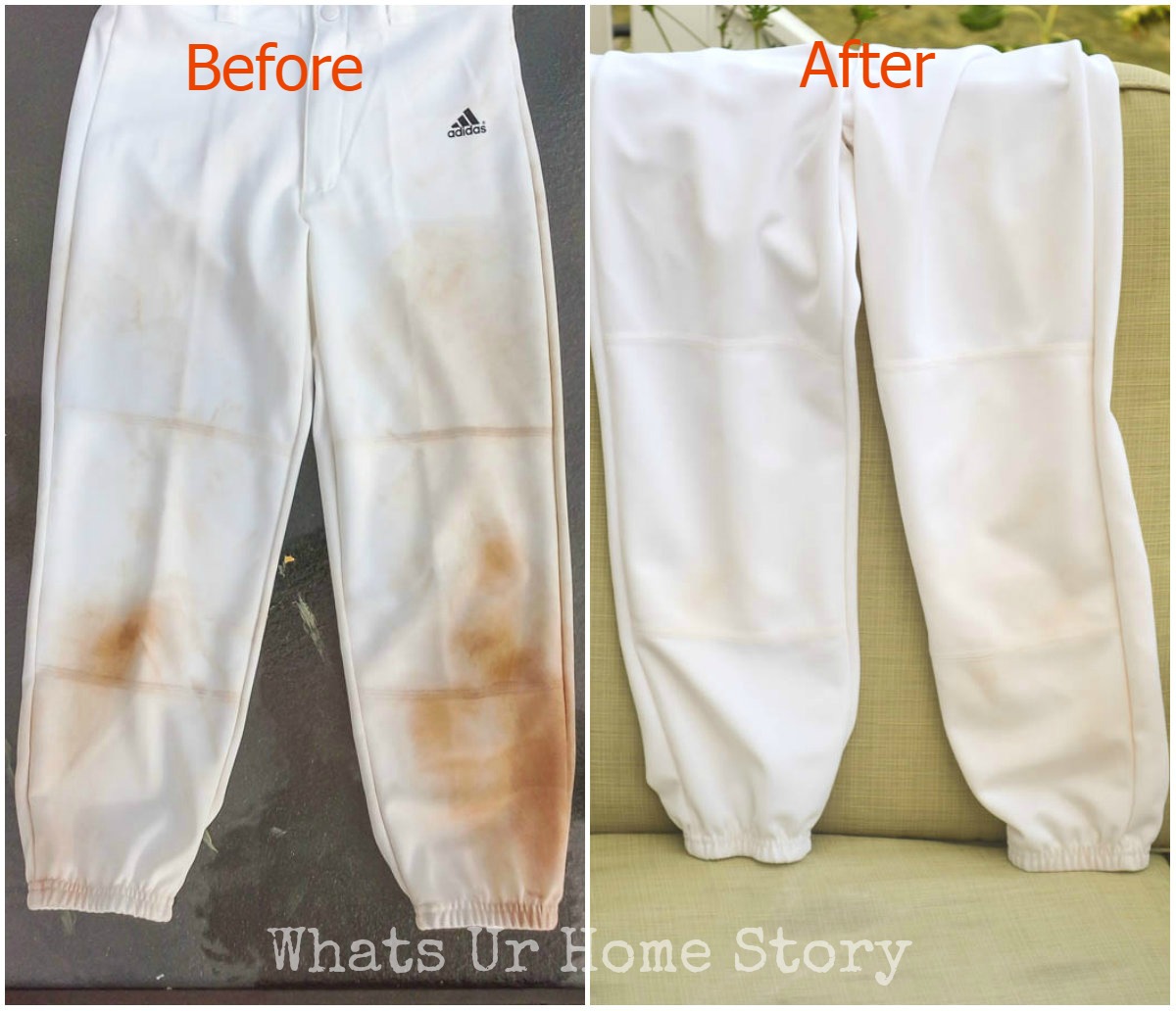 get rid of mud and grass stains