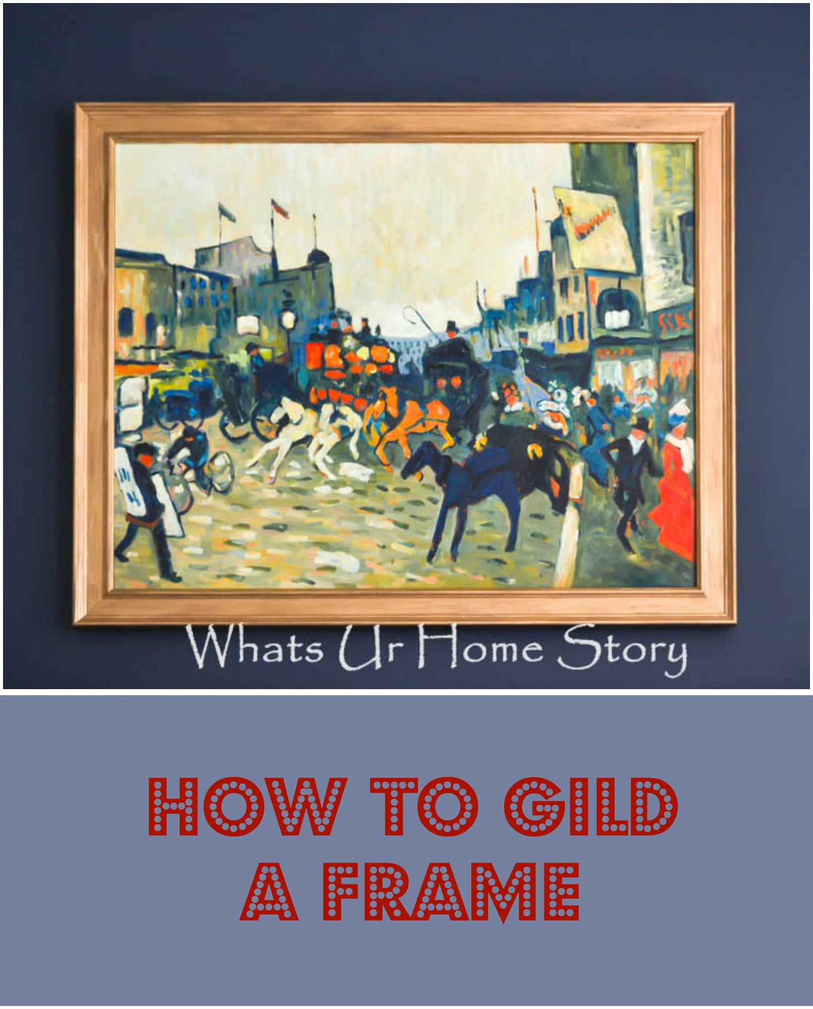 how to liquid gild a picture frame