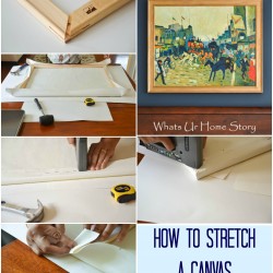 How to Stretch your own canvas