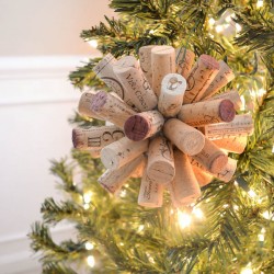 Bird Wine Cork Ornaments