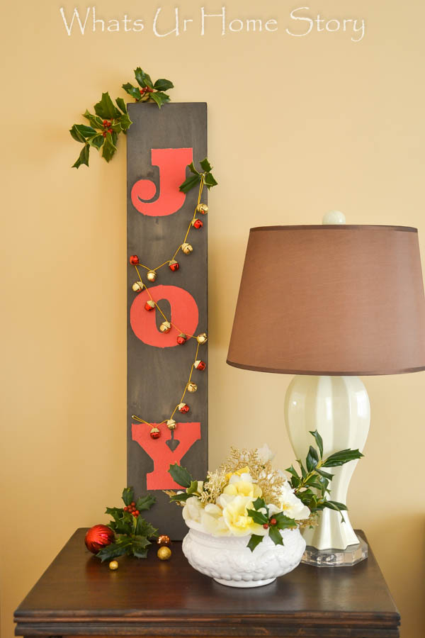 Driftwood Joy Sign