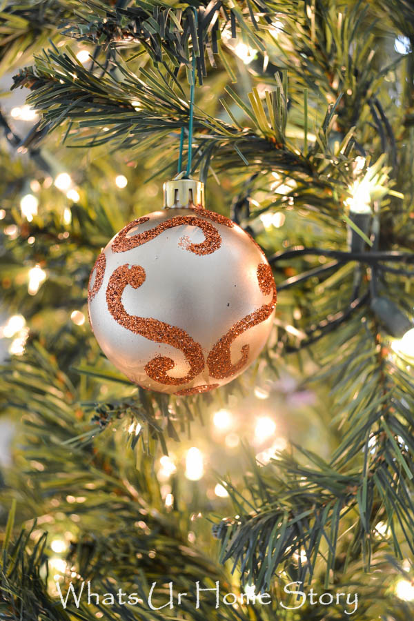 Glitter Swirl Ornament