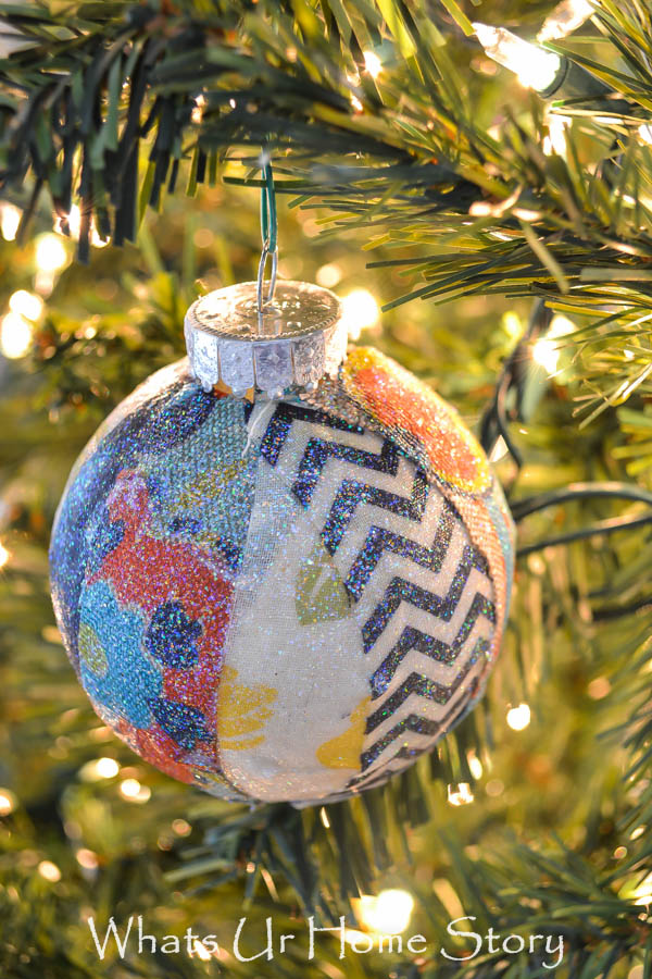 Fabric Scraps Christmas Ornament