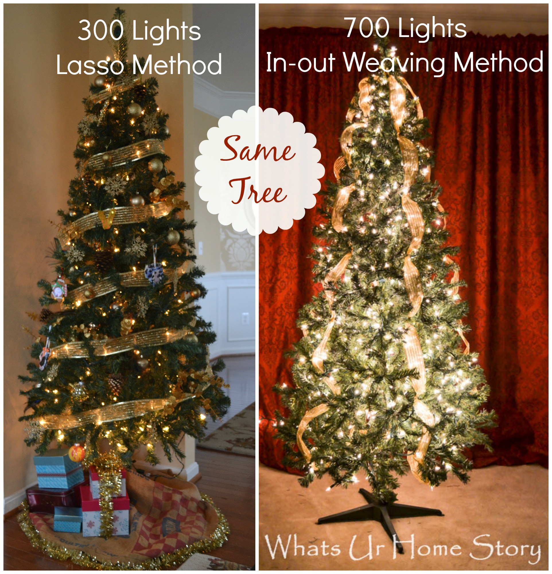 How to Hang Christmas Tree Lights the Stress Free Way