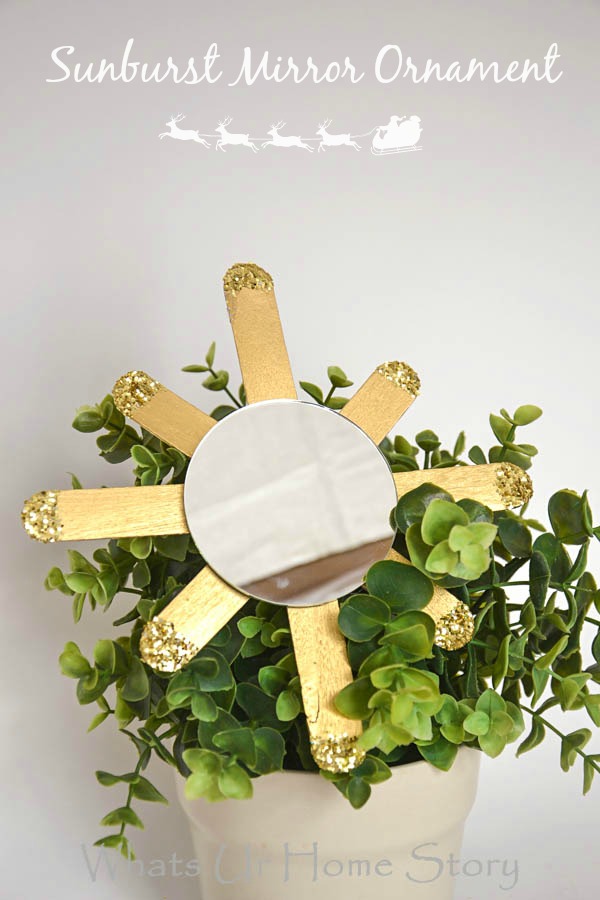 Sunburst Mirror Ornament