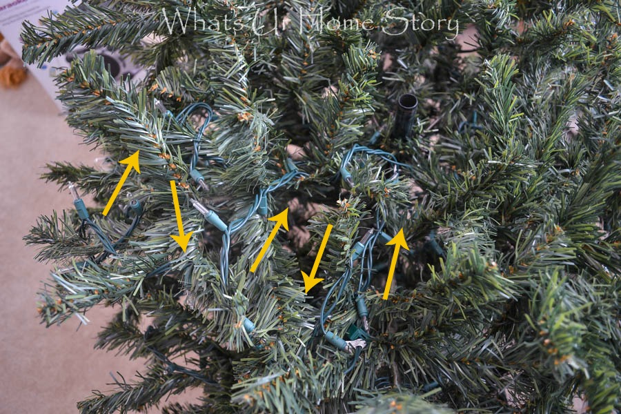 How to Hang Christmas Tree Lights