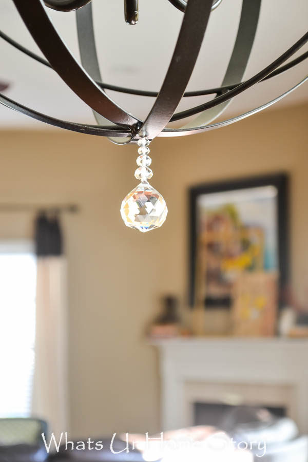 DIY Orb Chandelier