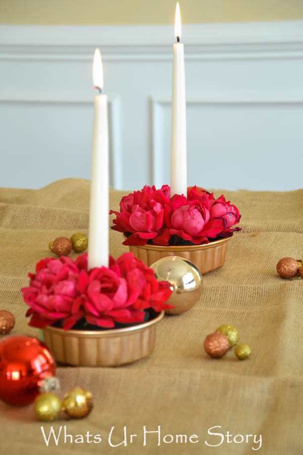 Simple Holiday Centerpieces