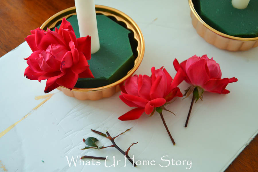 Simple Holiday Centerpieces