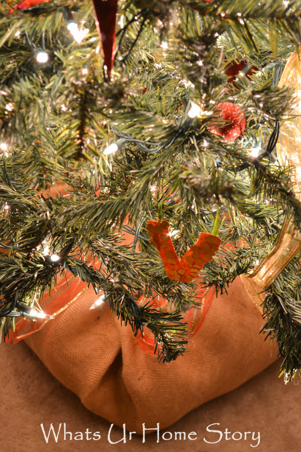 Burlap Covered Faux Root Ball Tree Skirt